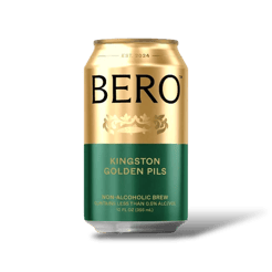 BERO Kingston Golden Pils Non-Alcoholic Beer (6-pack, 12 fl oz cans)