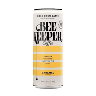Beekeeper Coffee Caramel Cold Brew Latte