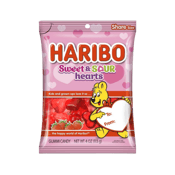 Haribo Valentines Sweet and Sour Hearts Candy