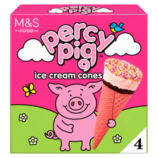 Percy Pig - Ice Cream Cones